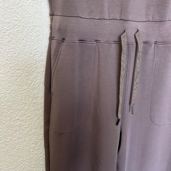 Spanx AirEssentials Jumpsuit Wide Leg Sleeveless NWT Size XL Smoke Taupe Casual - Picture 7 of 13